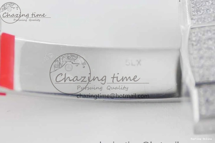 0224 Refined Datejust 41 SS Full Diamonds TWF 1:1 Best Edition Gray Roman Markers Dial on Jubilee Bracelet A 2389